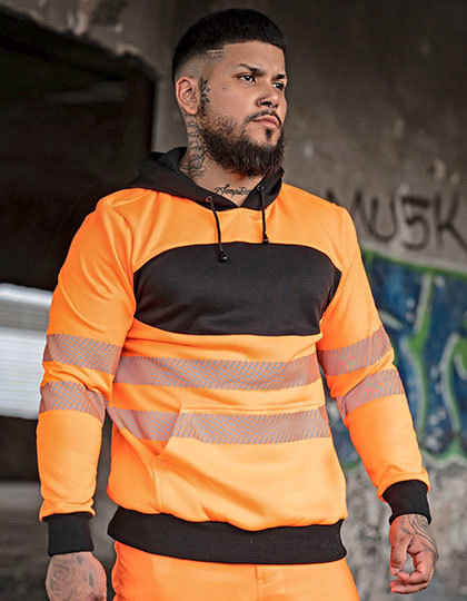 Korntex EOS Hi-Vis Workwear Hoody With Printing Area