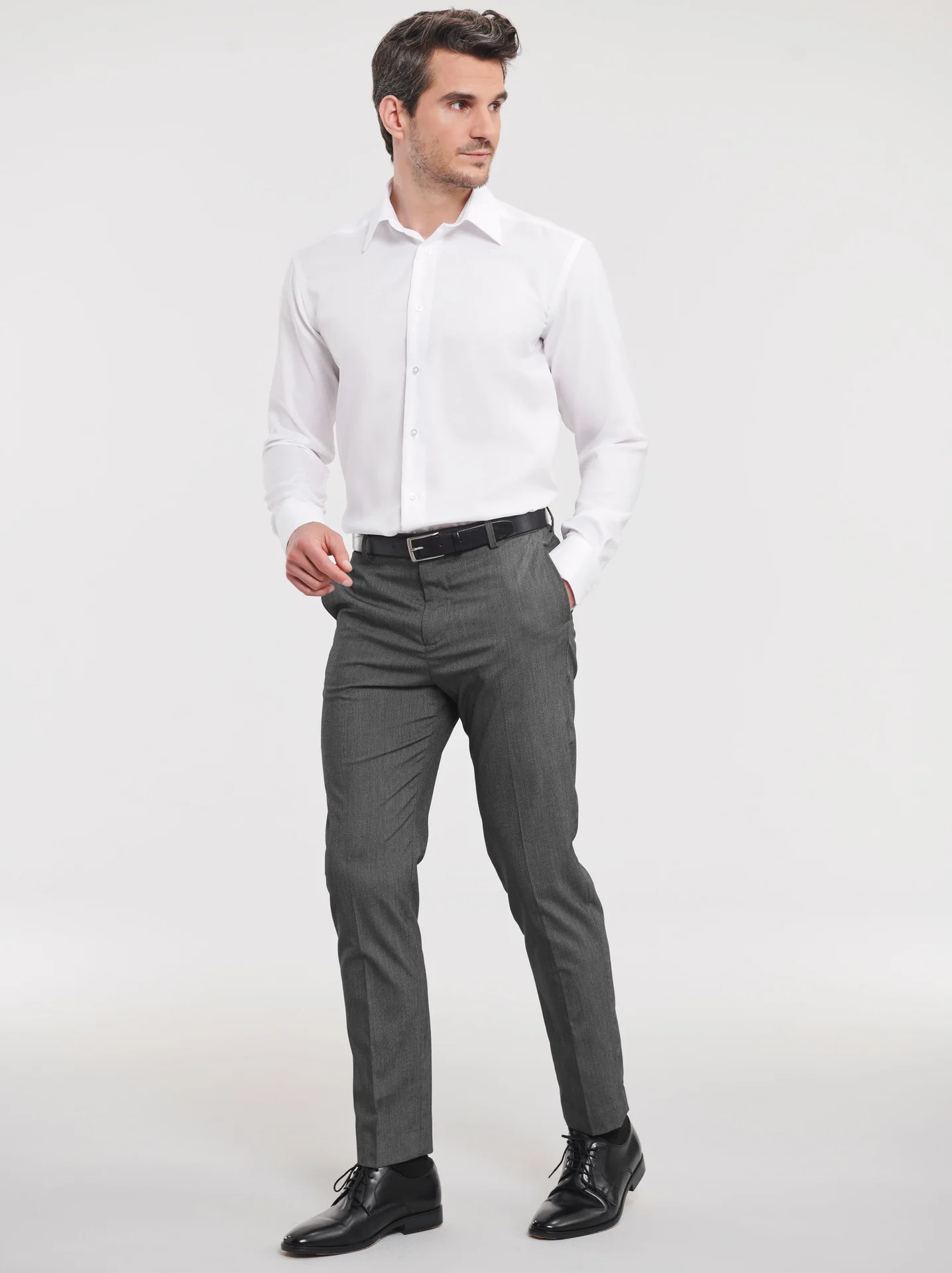 Russell Men's Long Sleeve Tailored Ultimate Non-iron Shirt