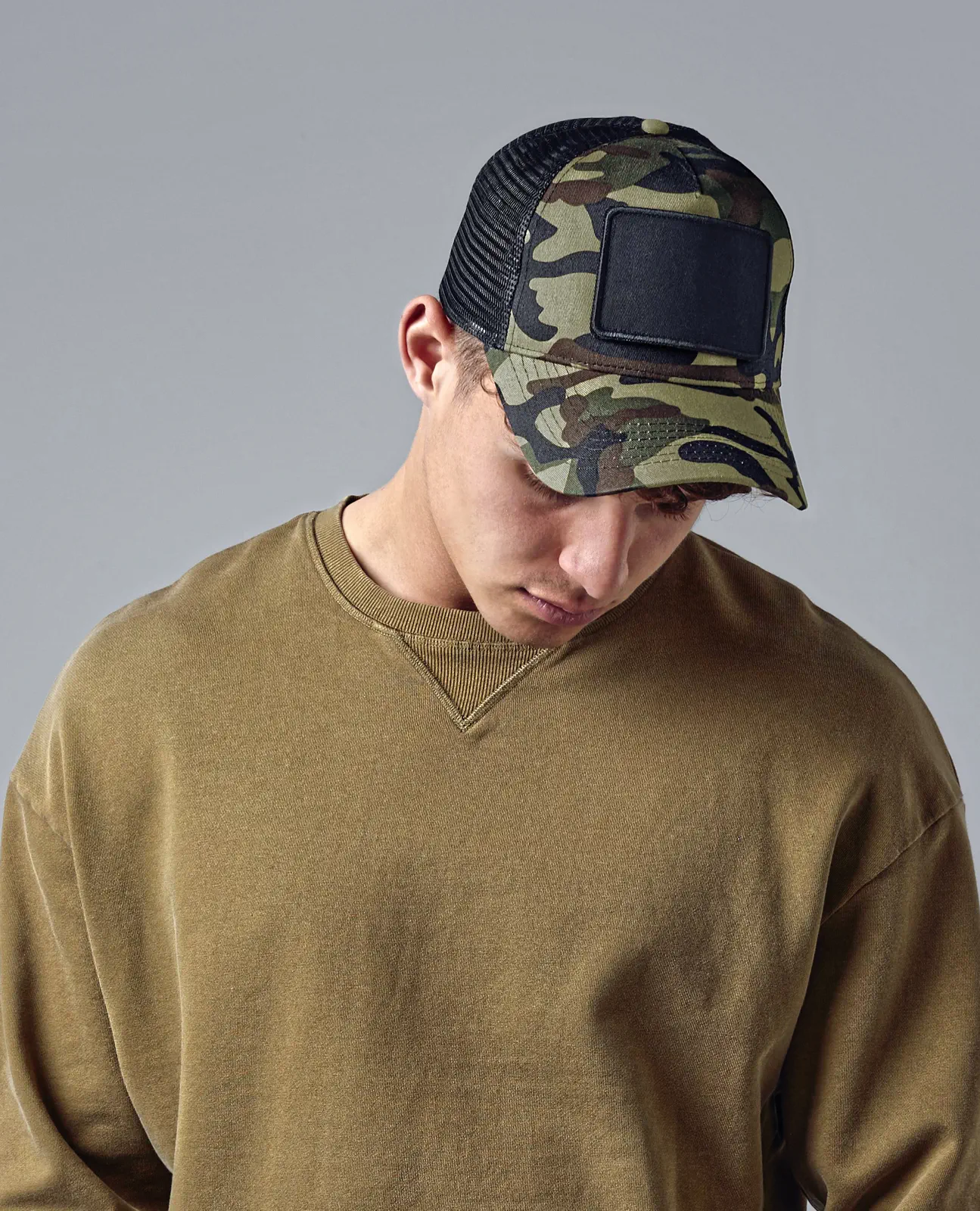 Beechfield Removable Patch Snapback Trucker