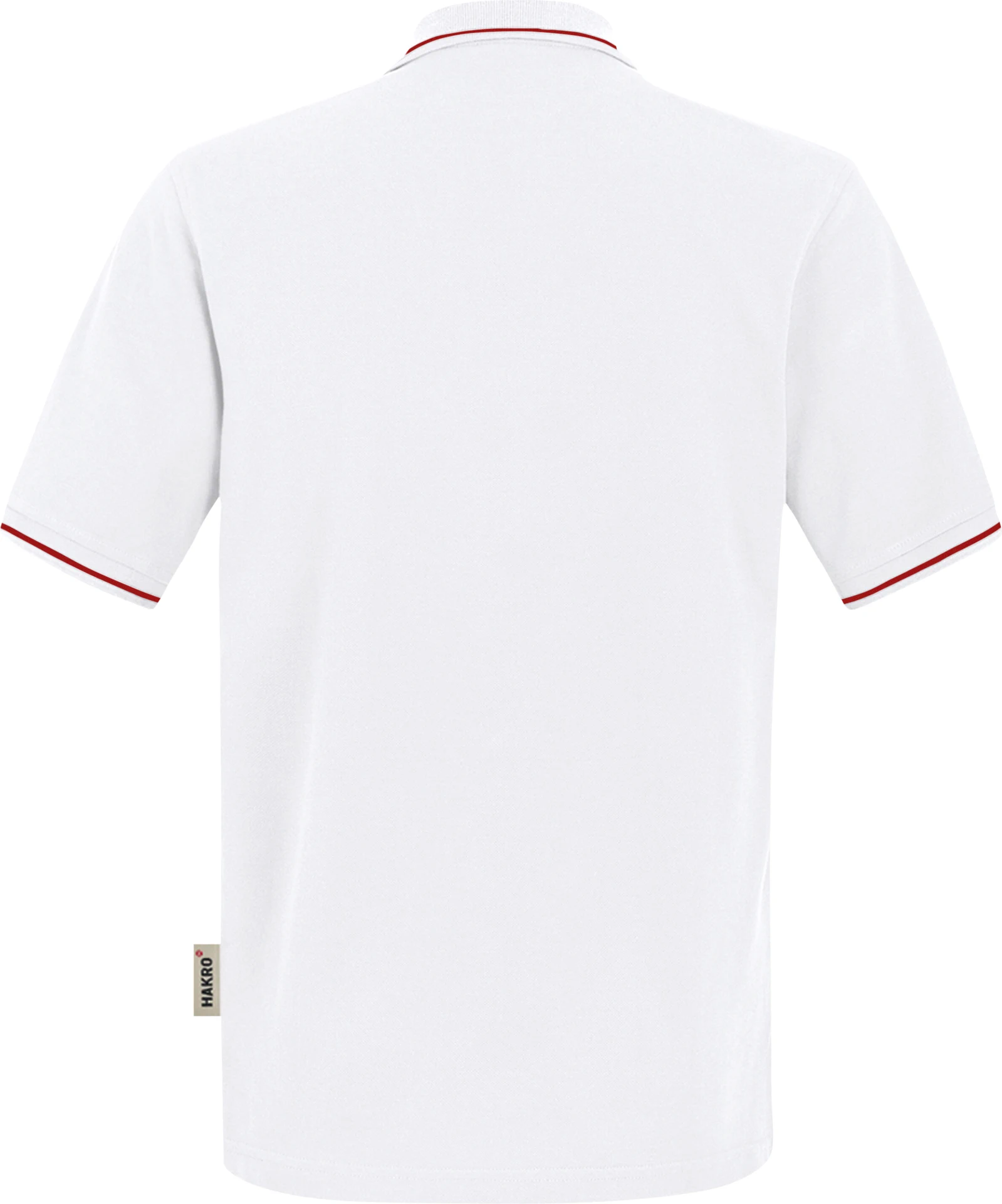 hakro-803-poloshirt-casual-weiss-rot-3 HAKRO Poloshirt 803 Casual