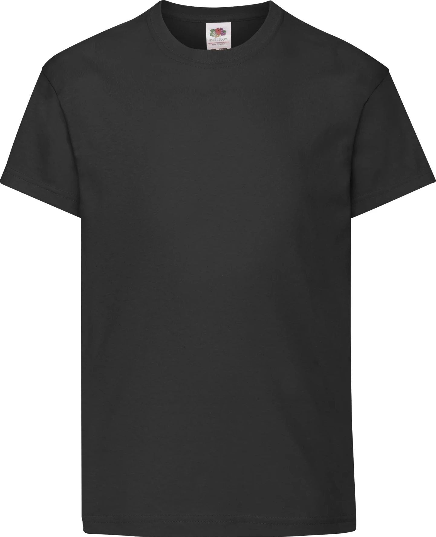 fruit-of-the-loom-61-019-0-kids-original-t-shirt-black-4 F.O.L. Kids Original T