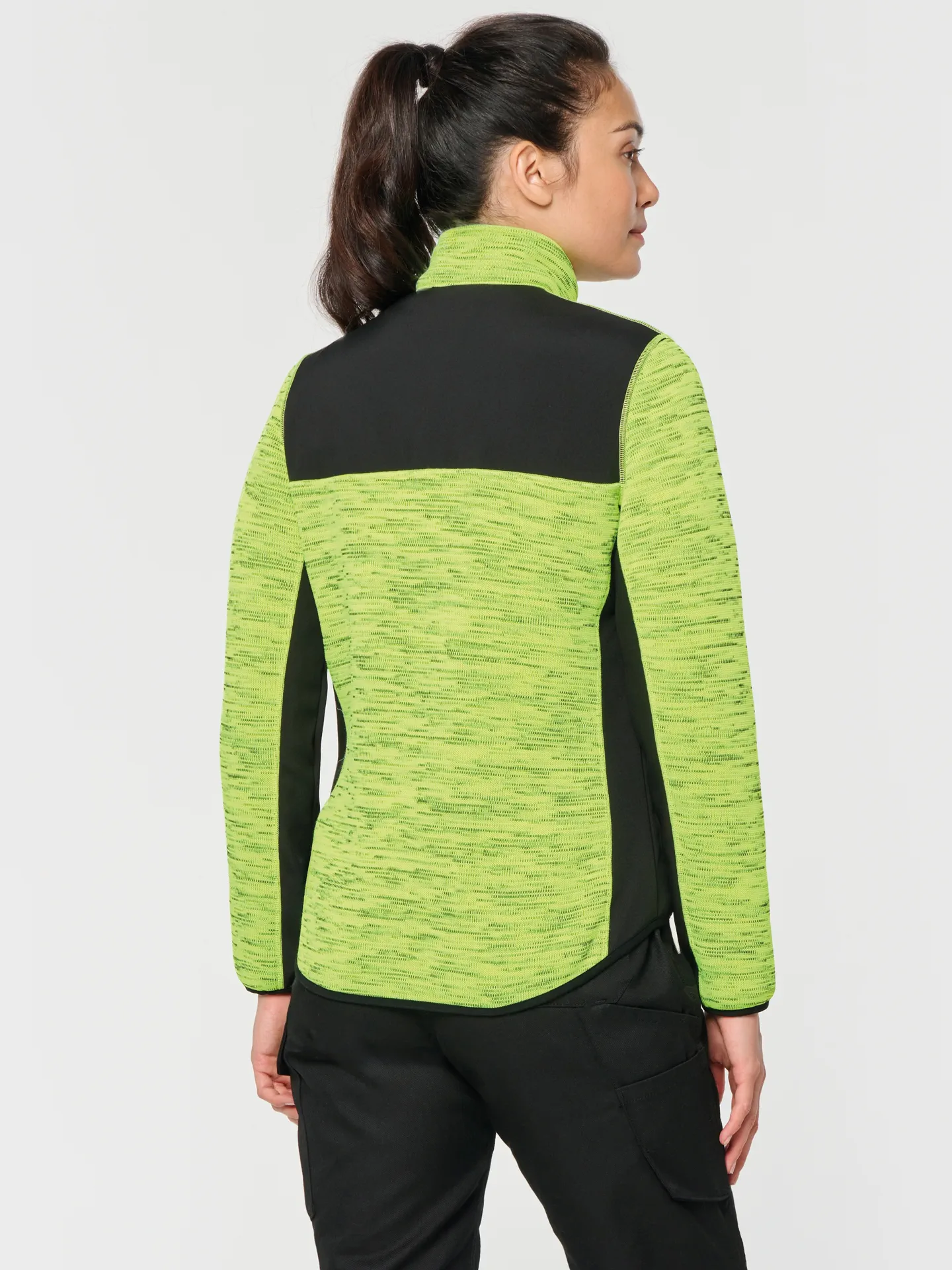 Kariban Damen Workwear Strickfleece Jacke