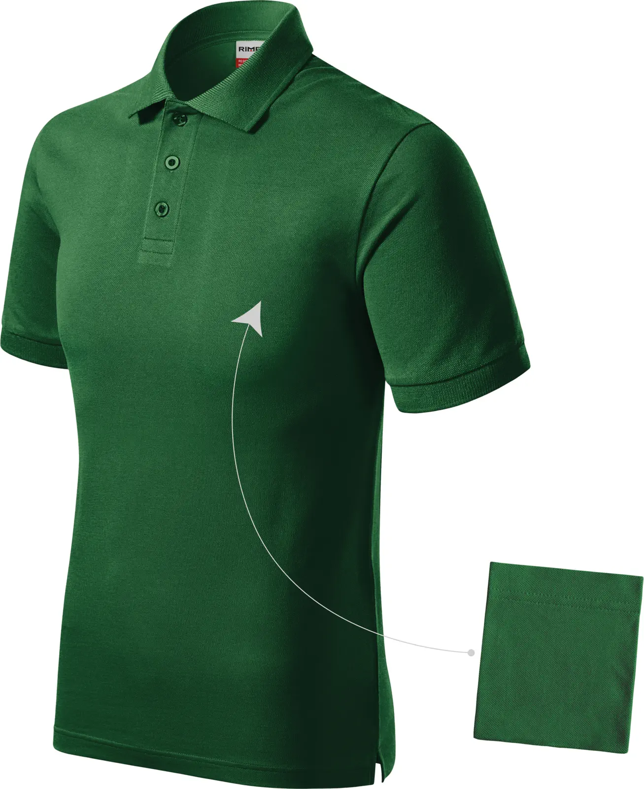 RIMECK Polohemd Resist Heavy Polo R20