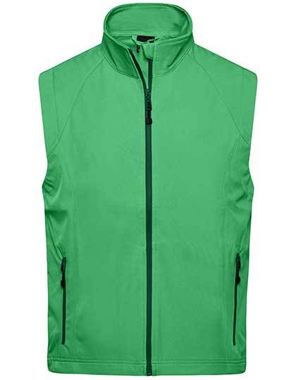 James & Nicholson Men's Stretch Softshell Vest 