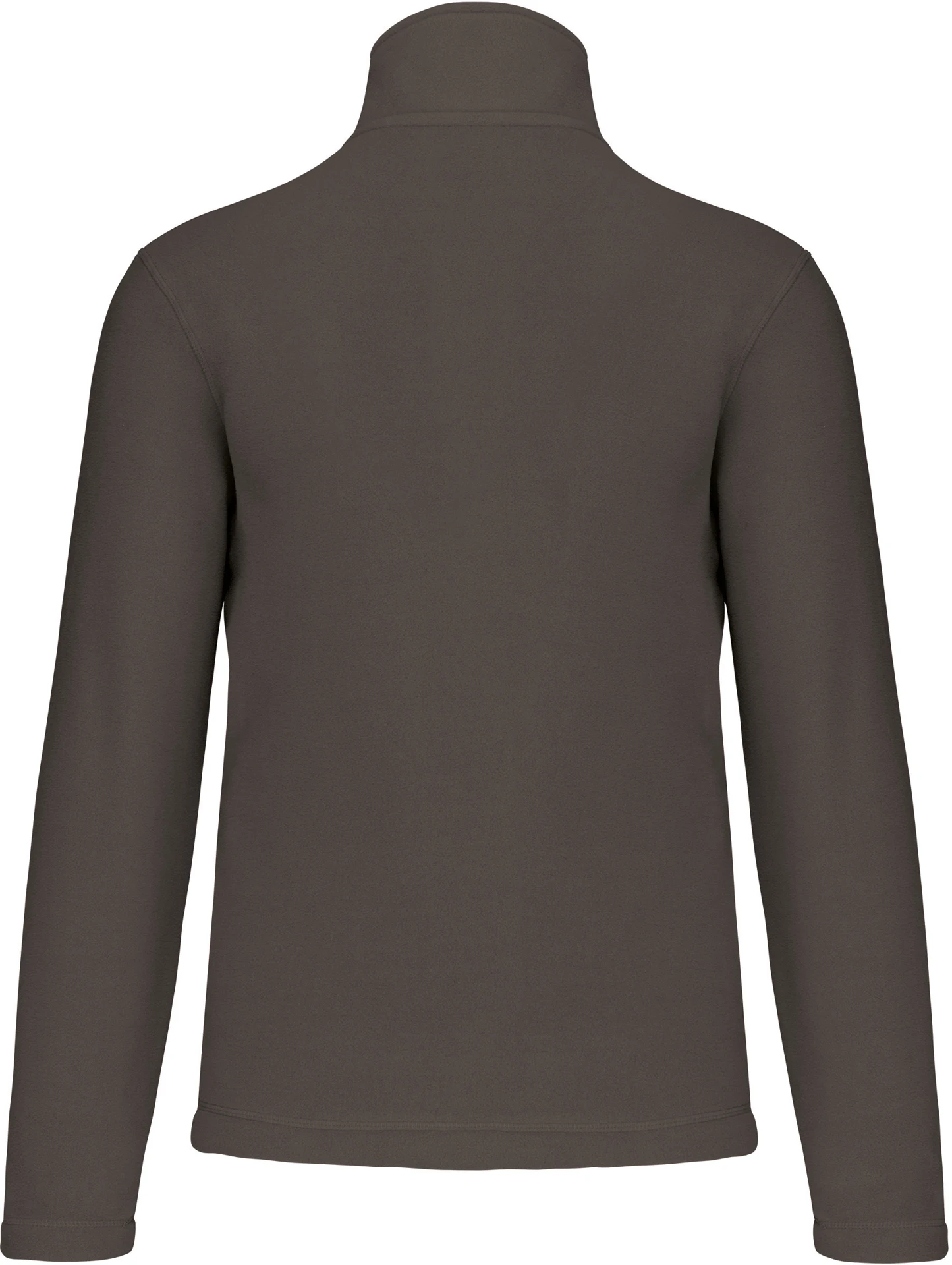 kariban-K912-microfleece-pullover-mit-viertel-zip-enzo-greenolive-back-6 Kariban Microfleece Pullover mit 1/4 Zip "Enzo"