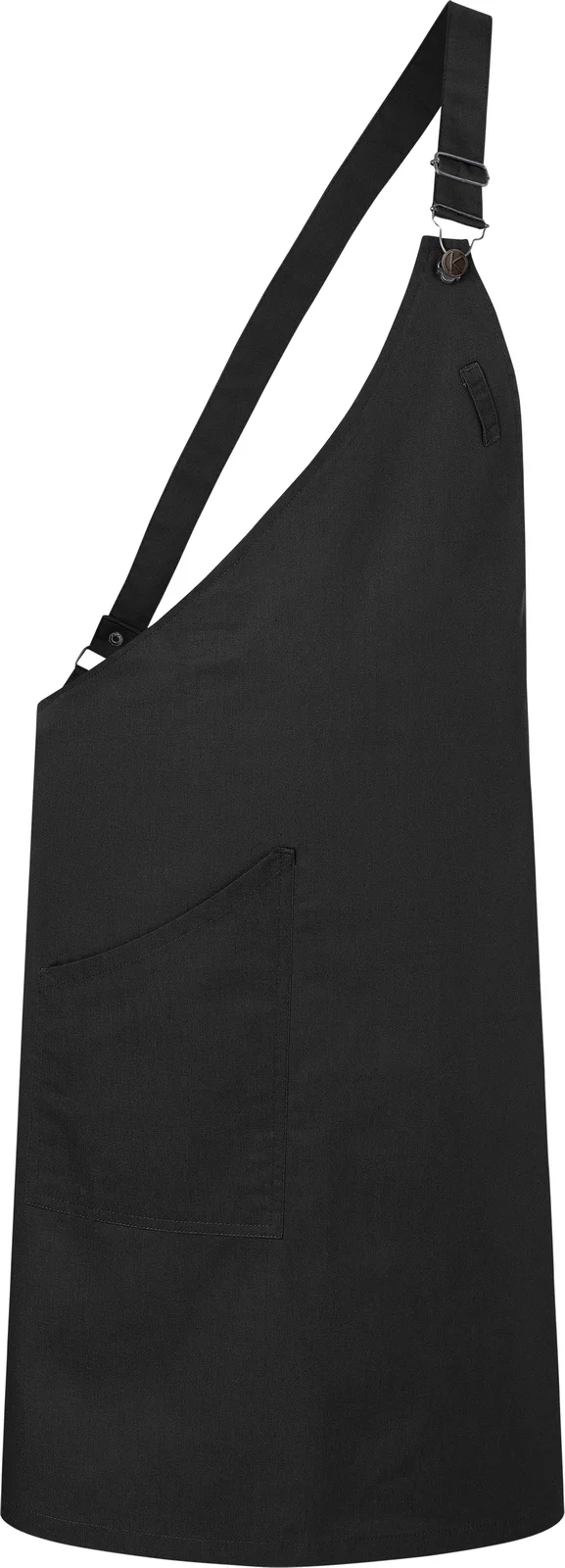 karlowsky-ls36-asymmetrische-latzschuerze-classic-mit-tasche-black-front-3 KARLOWSKY Asymetrische Latzschürze Classic mit Tasche