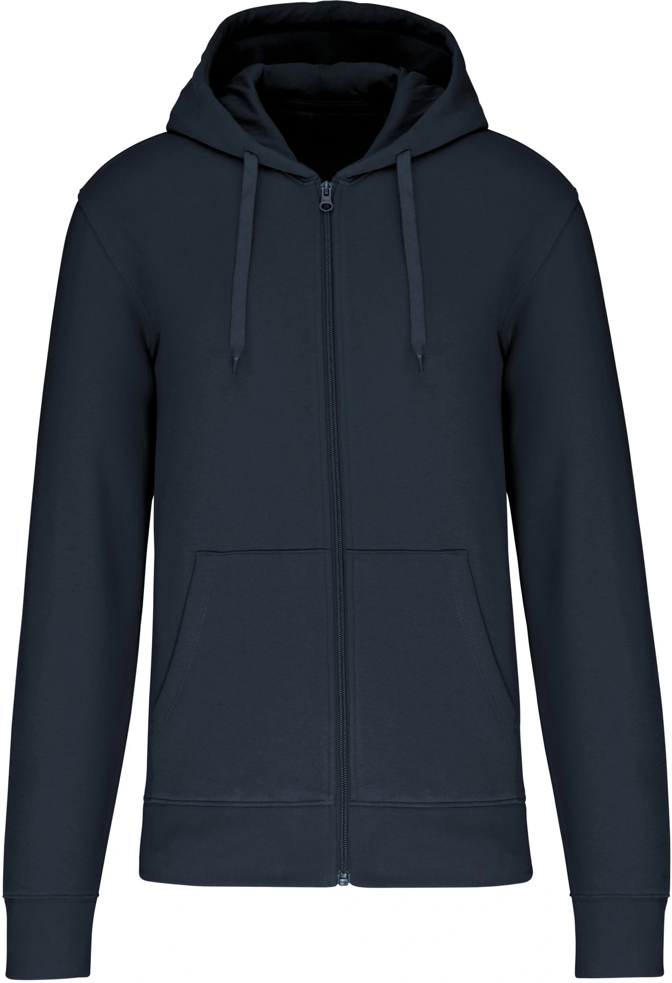 kariban-K4030-umweltfreundliche-kapuzen-sweatjacke-navy-front-3 Kariban Umweltfreundliche Kapuzen Sweatjacke