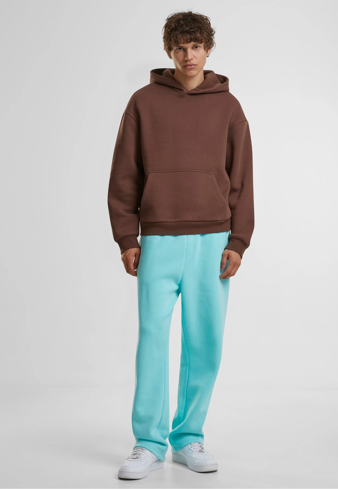 Build Your Brand Fluffy Track Sweatpants