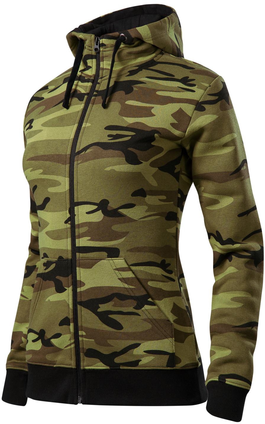 MALFINI Sweatshirt Damen Camo Zipper C20 MALFINI Sweatshirt Damen Camo Zipper C20