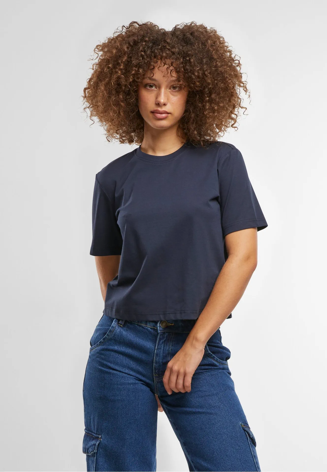 Build Your Brand Sorona® Ladies Regular Boxy Tee