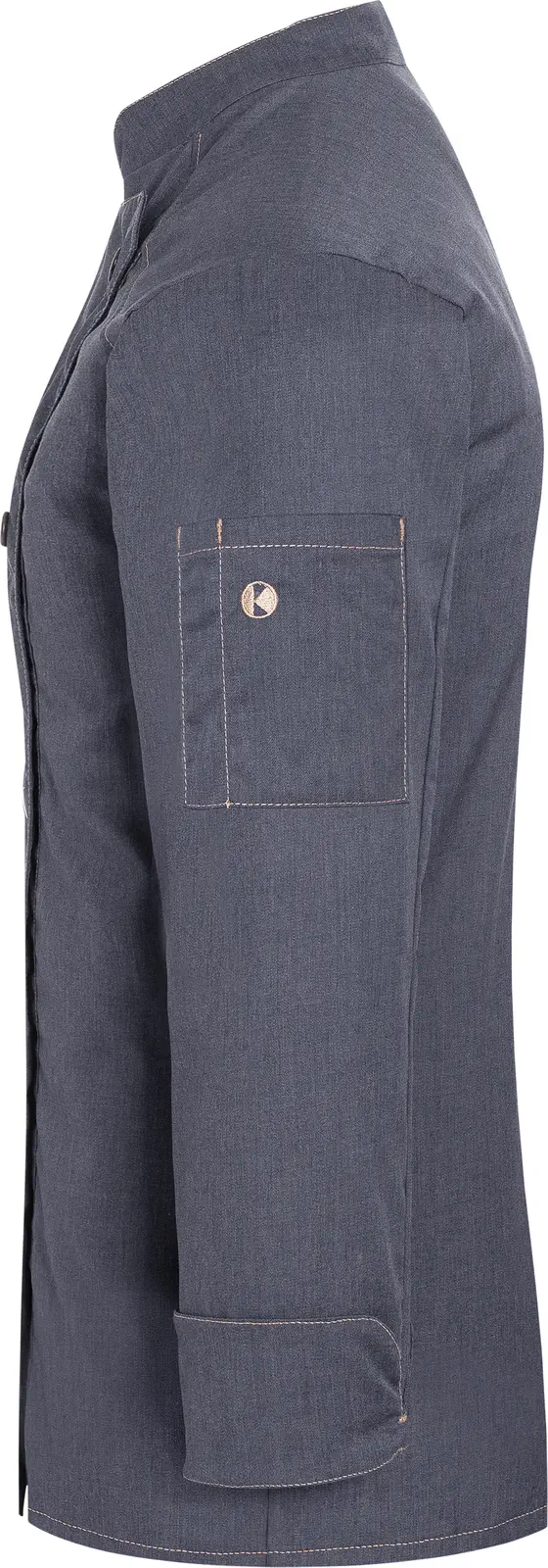 KARLOWSKY Damen Kochjacke Jeans-Style