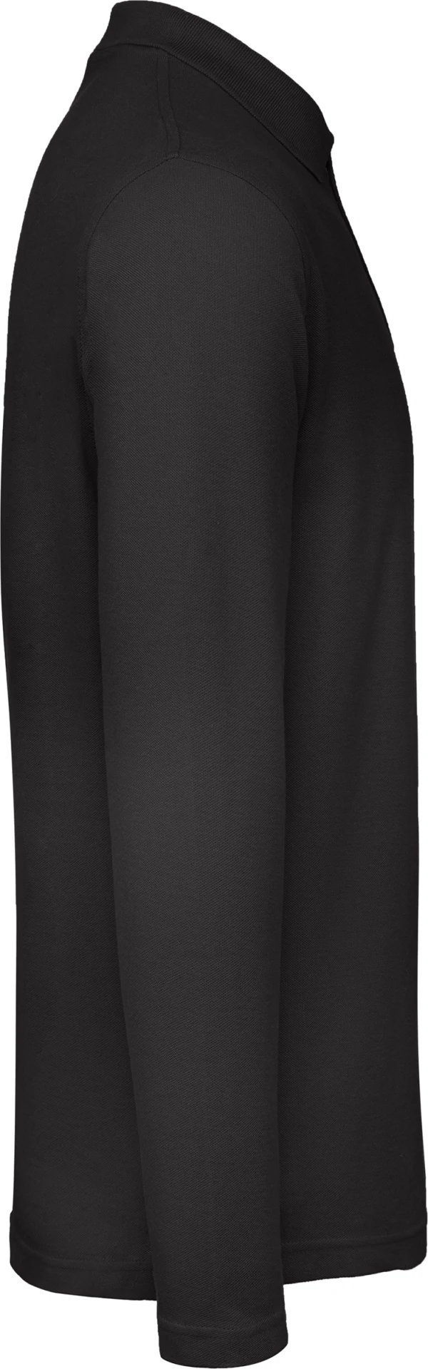 BC-PUI12-ID001-LSL-black-1 B&C Long Sleeve Polo ID.001 Men's