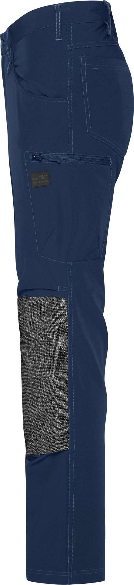 James & Nicholson Workwear Pants 4-Way Stretch Slim Line