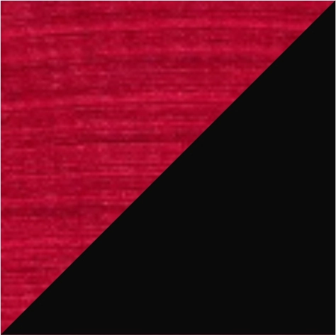 red melange/black