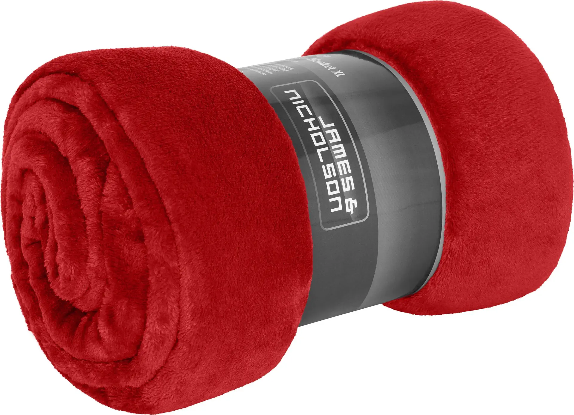 jn1907-microfibre-fleece-blanket-xl-red-front-3 James & Nicholson Microfibre Fleece Blanket XL