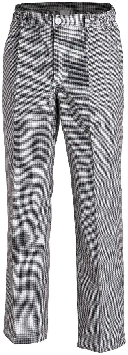 leiber-12-5350-koch-baeckerhose-schwarz-weiss-front-3 Leiber Unisex-Koch-/Bäckerhose 12/535x