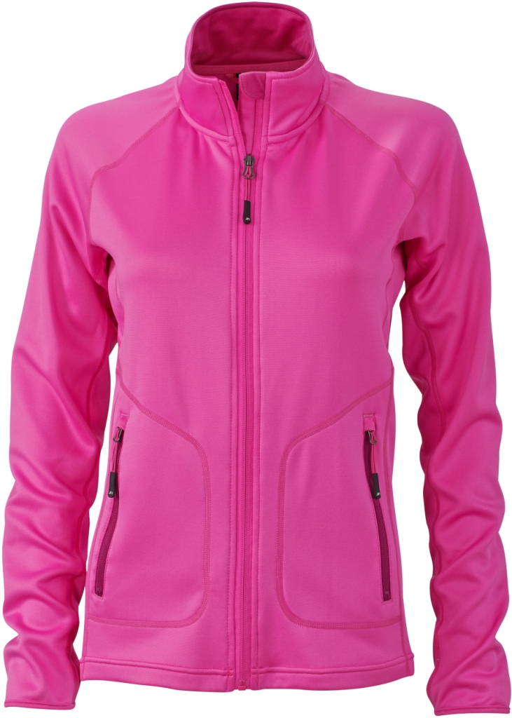 James & Nicholson Ladies Stretch-Fleece Jacket James & Nicholson Ladies Stretch-Fleece Jacket