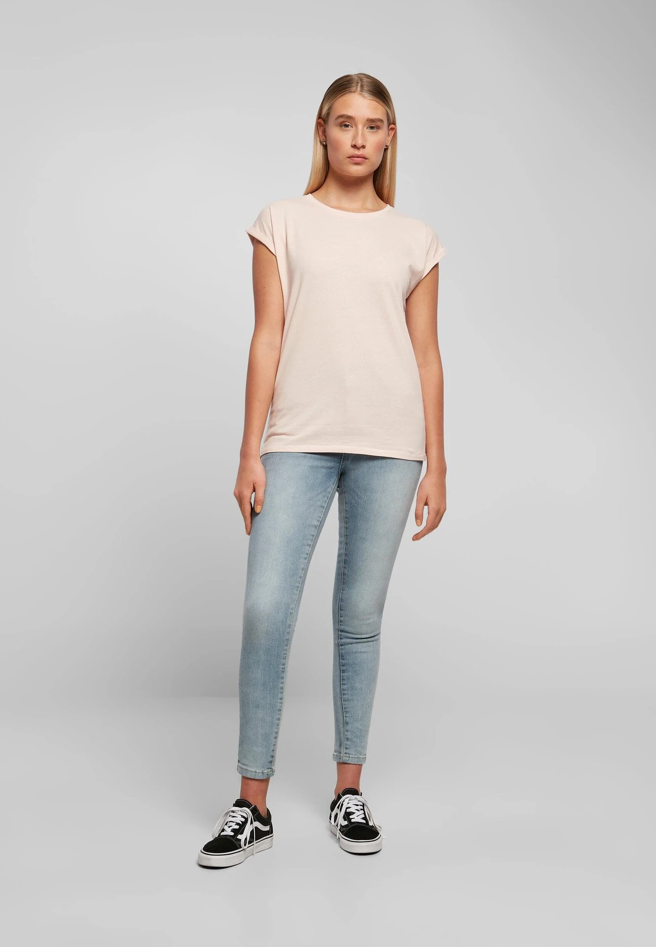 Build Your Brand Ladies Extended Shoulder Tee