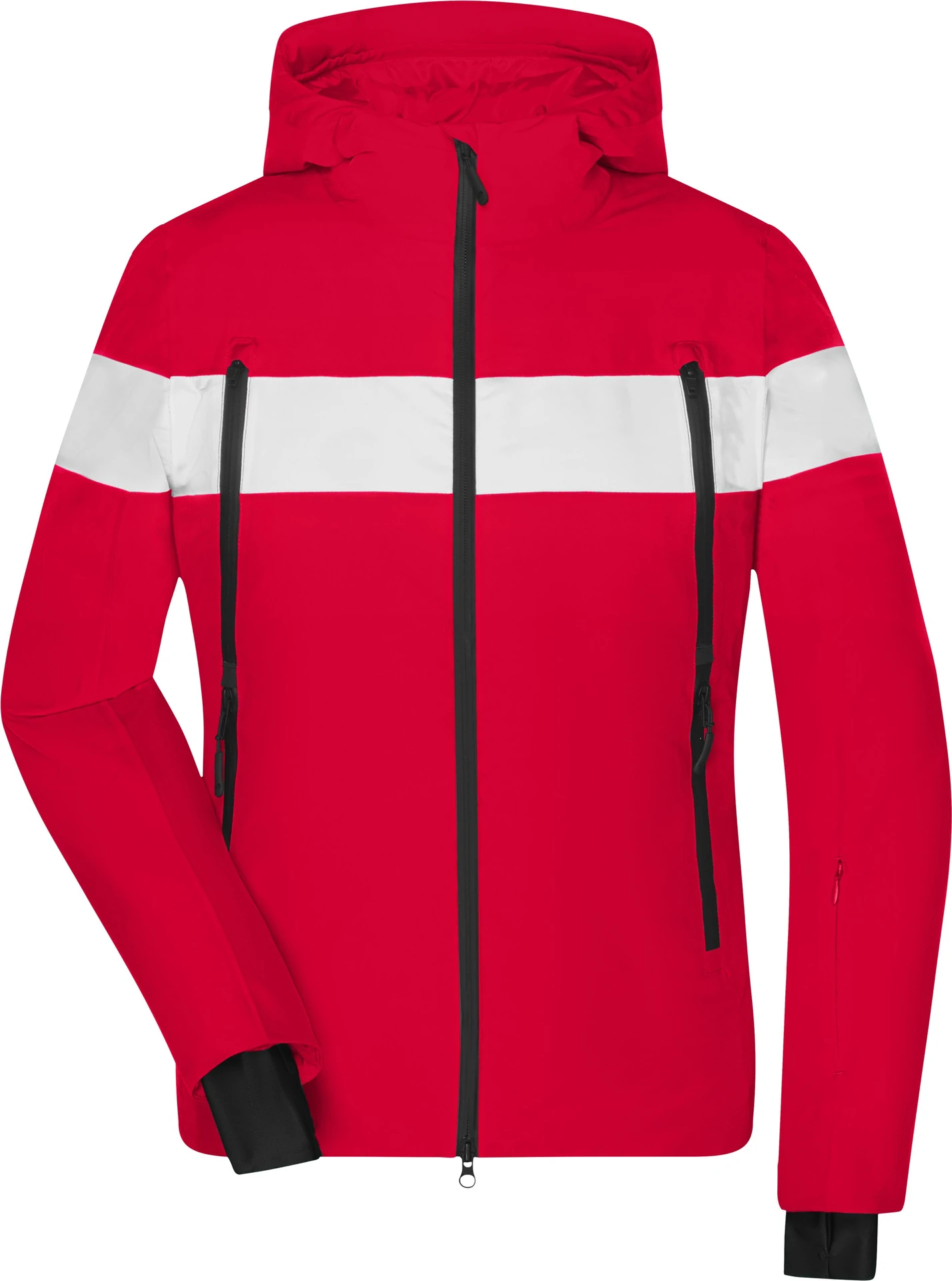 jn1173-ladies-wintersport-jacket-lightred-front-3 James & Nicholson Ladies´ Wintersport Jacket