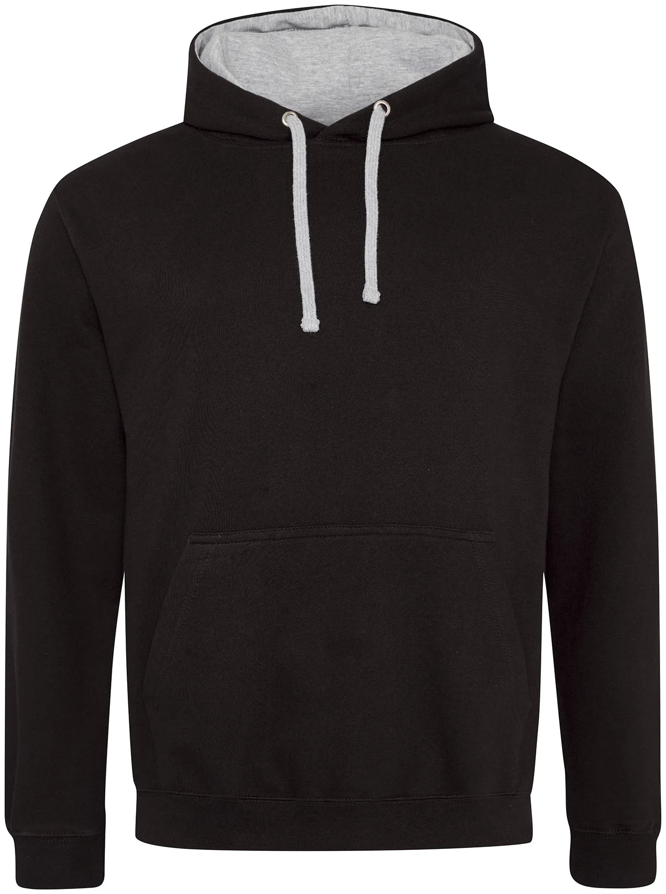 justhoods-jh003-varsity-hoodie-jetblack-heathergrey-front-1 Just Hoods Varsity Hoodie