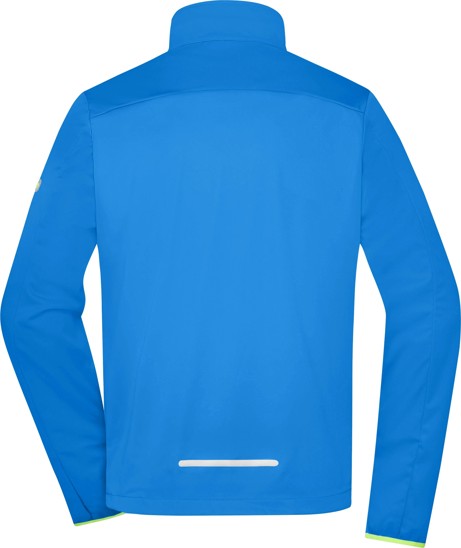 jn1126-mens-sports-softshell-jacket-brightblue-brightyellow-back-5 James & Nicholson Men`s Sports Softshell Jacket