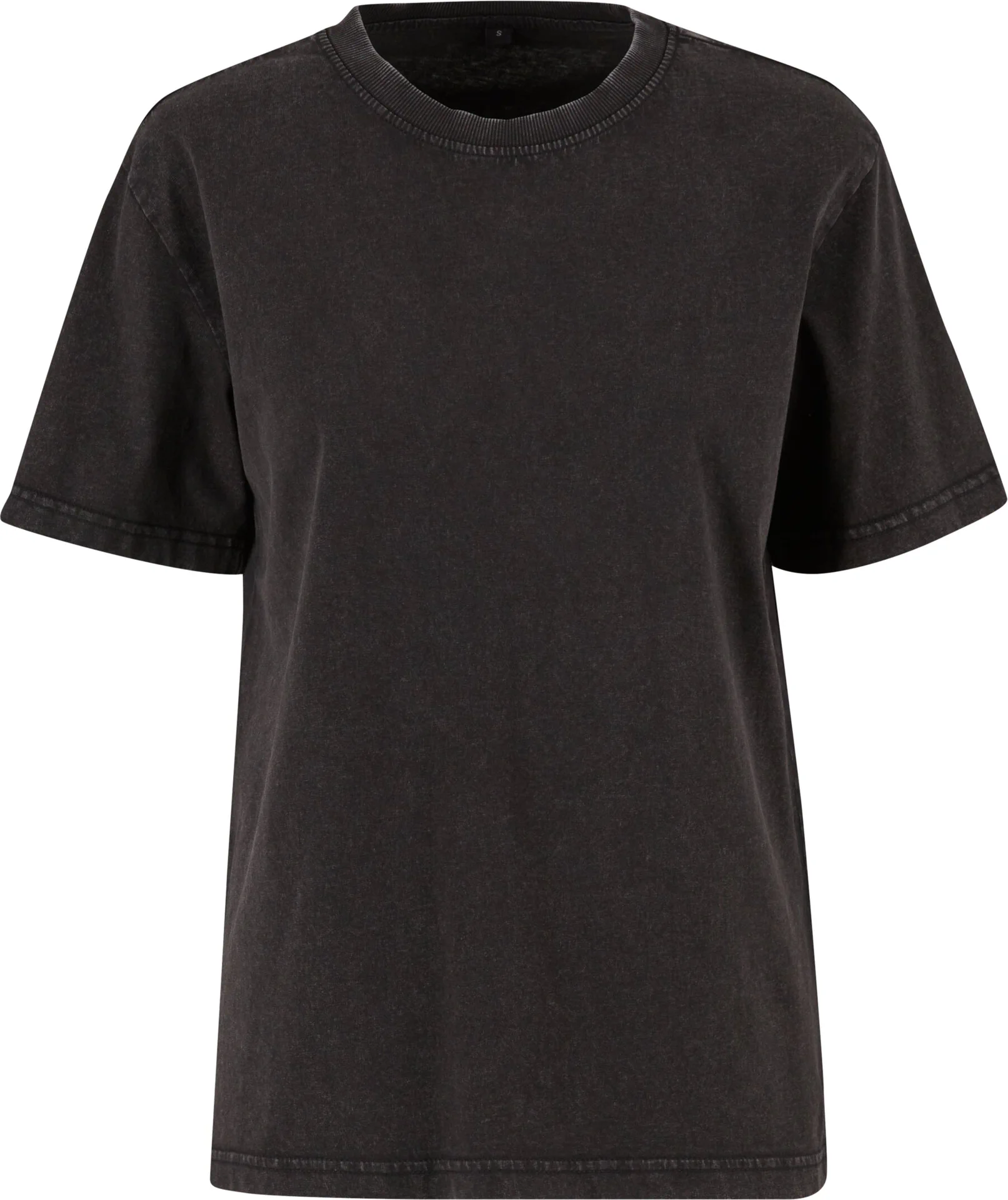BYB-BY306-ladies-vintage-everyday-t-shirt-black-front-4 Build Your Brand Ladies Vintage Everyday Tee