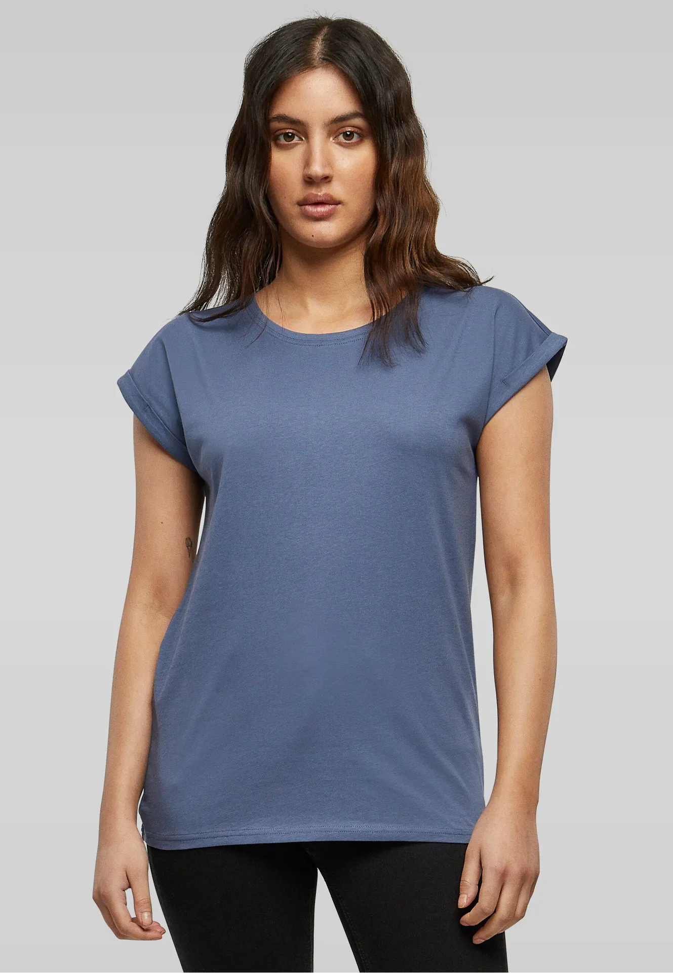 Build Your Brand Ladies Extended Shoulder Tee