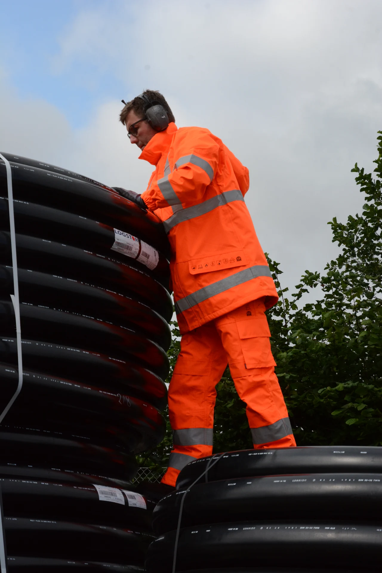 Lyngsøe ARC-LR17055 Multinorm Hi-Vis Jacke mit Innenfutter