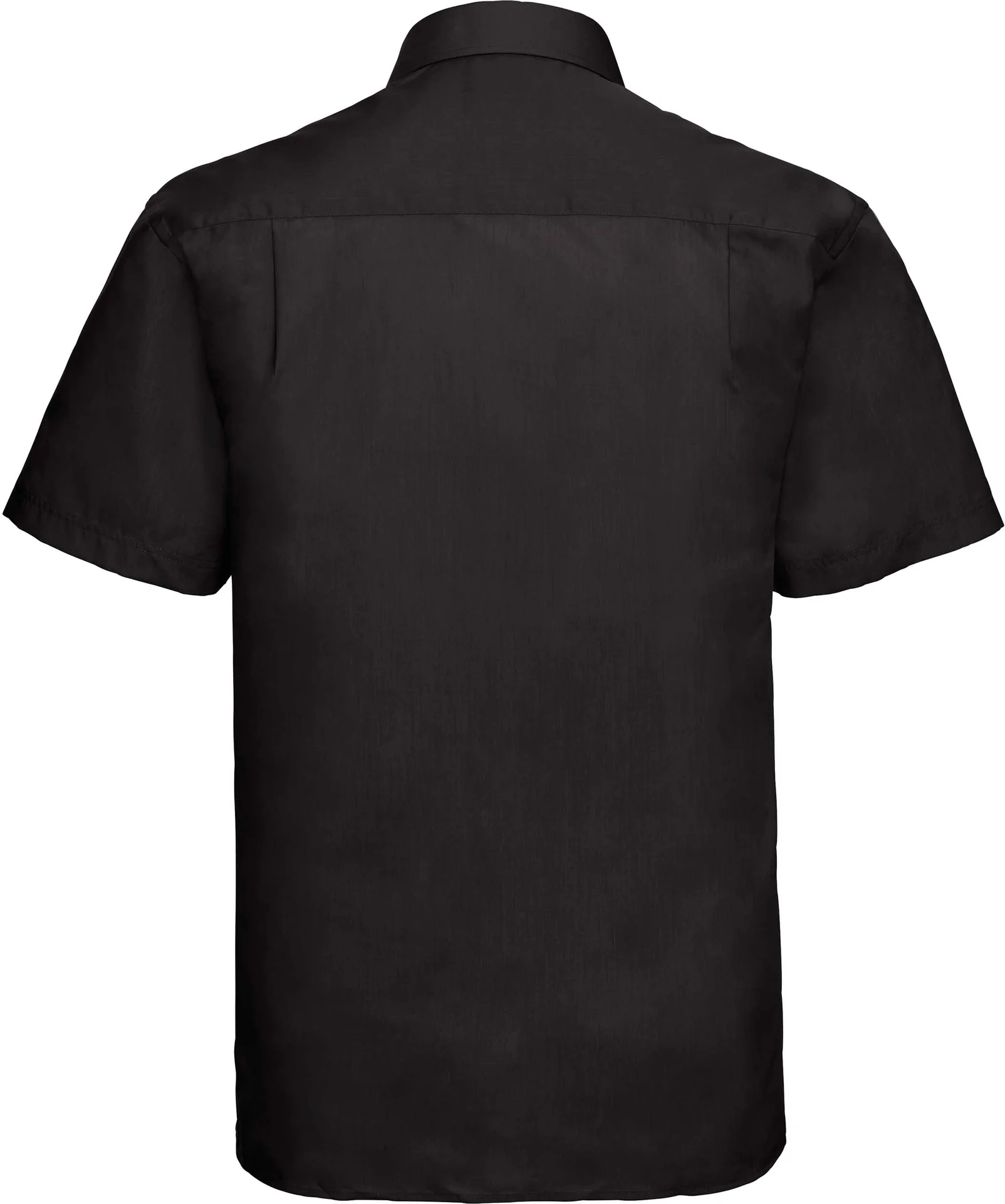 Russell Men's Short Sleeve Polycotton Easy Care Poplin Shirt