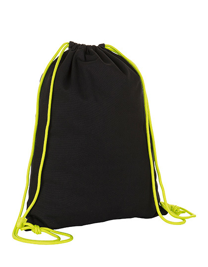 black/neon lime