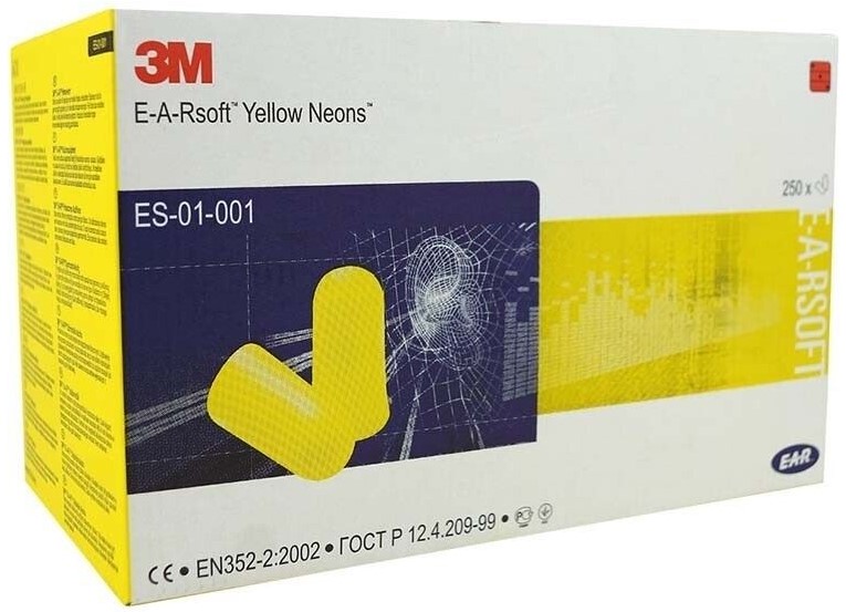 3M E-A-R Gehörschutzstöpsel Soft Yellow Neons 250 Paar 3M E-A-R Gehörschutzstöpsel Soft Yellow Neons 250 Paar