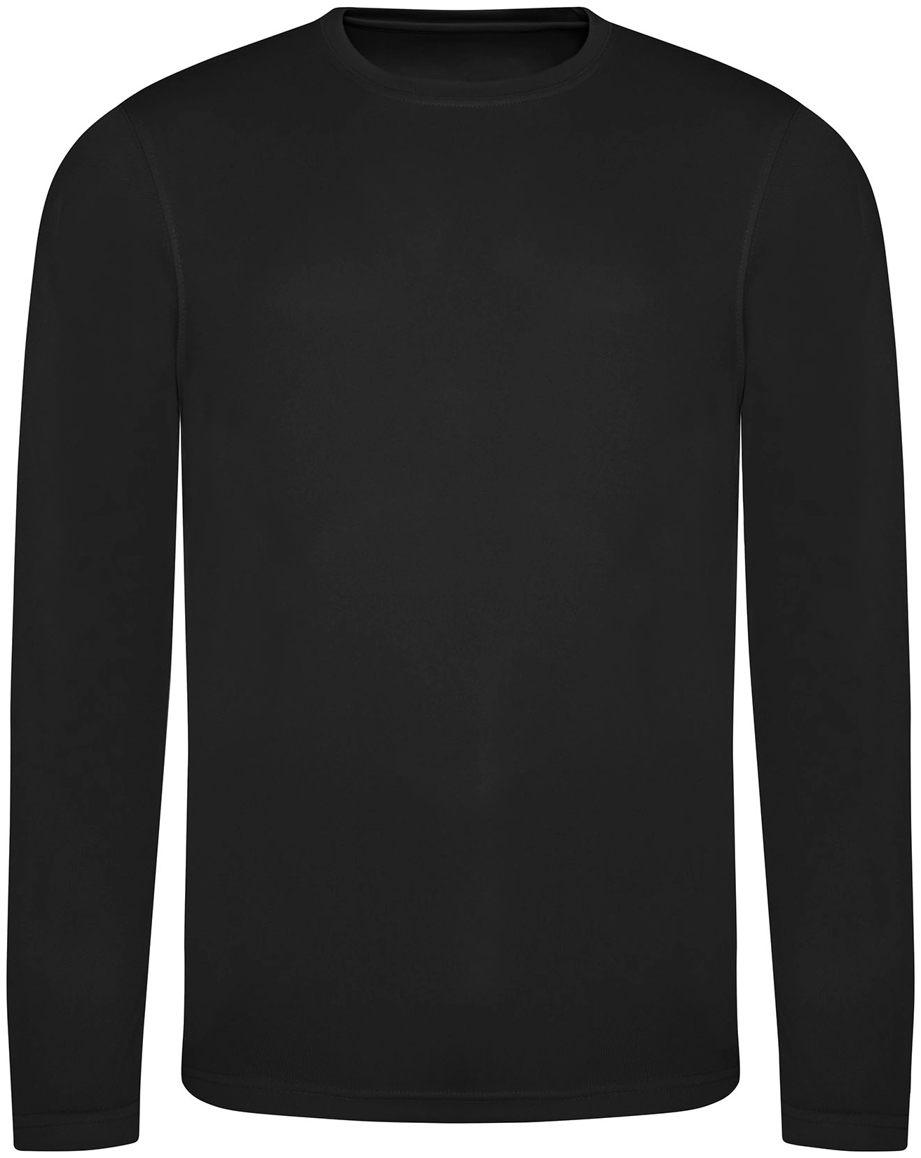 justcool-jc002-long-sleeve-cool-t-shirt-jetblack-front-1 Just Cool Long Sleeve Cool T