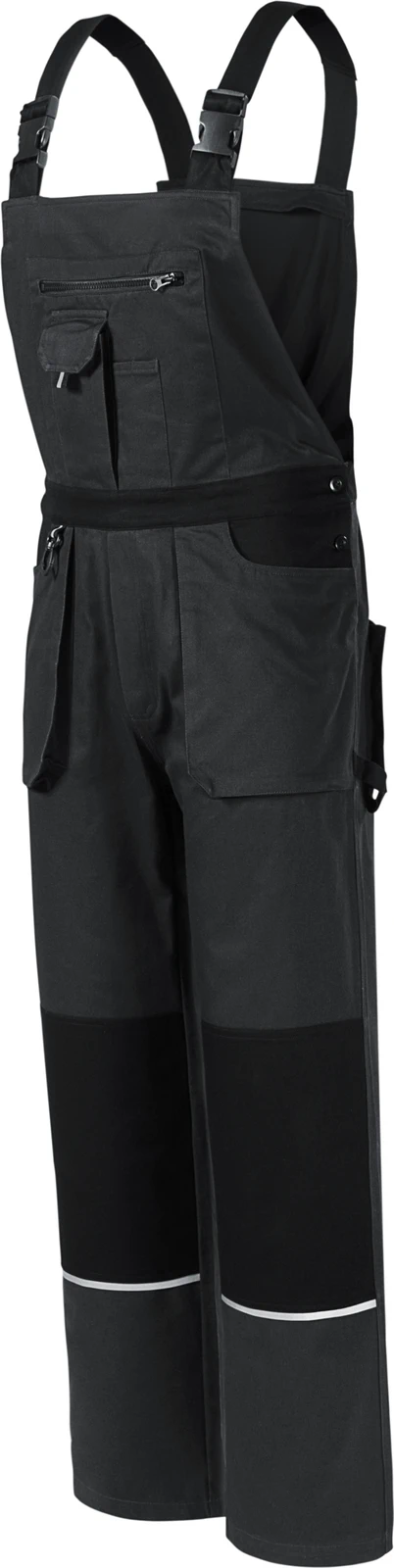 rimeck-w02-arbeitslatzhose-woody-ebonygrau-left-3 RIMECK Arbeitslatzhose Woody W02