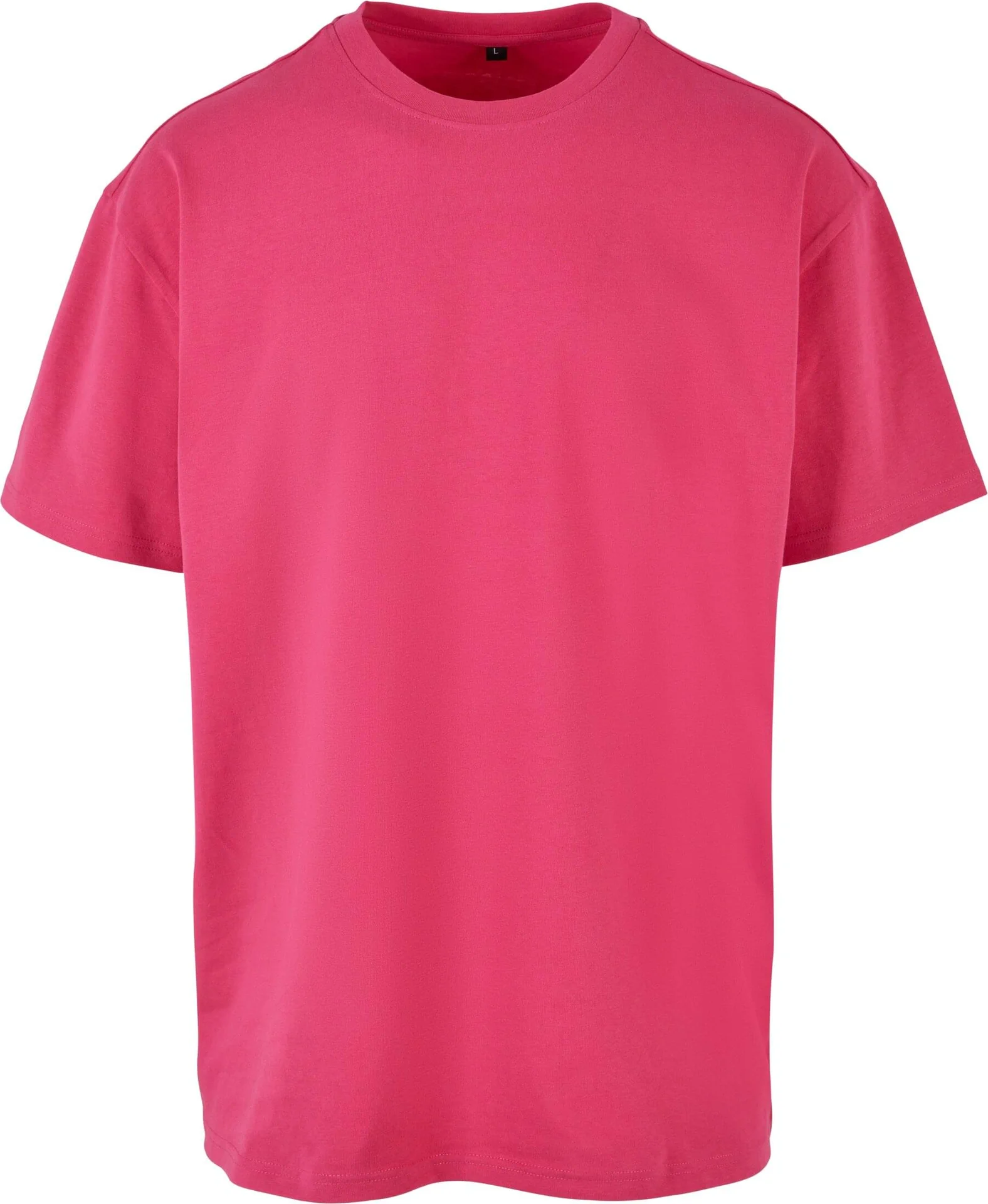 BYB-BY102-heavy-oversize-t-shirt-hibiskuspink-front-4 Build Your Brand Heavy Oversize Tee