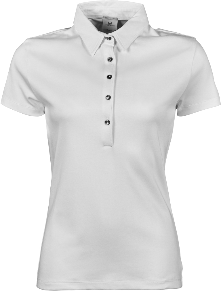 TEE JAYS Ladies Pima Cotton Polo TEE JAYS Ladies Pima Cotton Polo