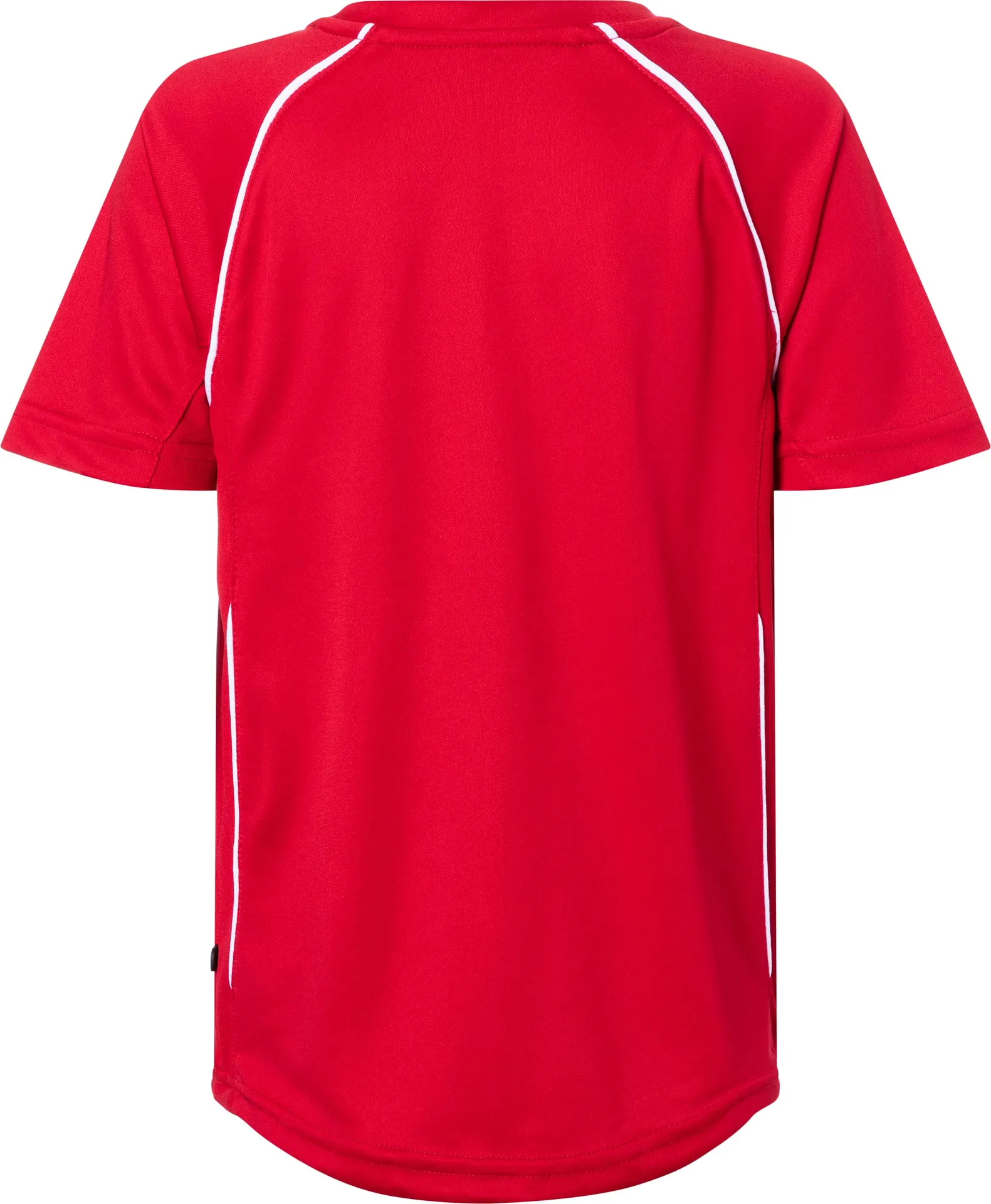 jn386k-team-shirt-junior-red-white-back-5 James & Nicholson Team Shirt Junior