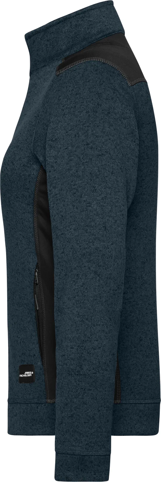 James & Nicholson Ladies Knitted Workwear Fleece Jacket -STRONG-