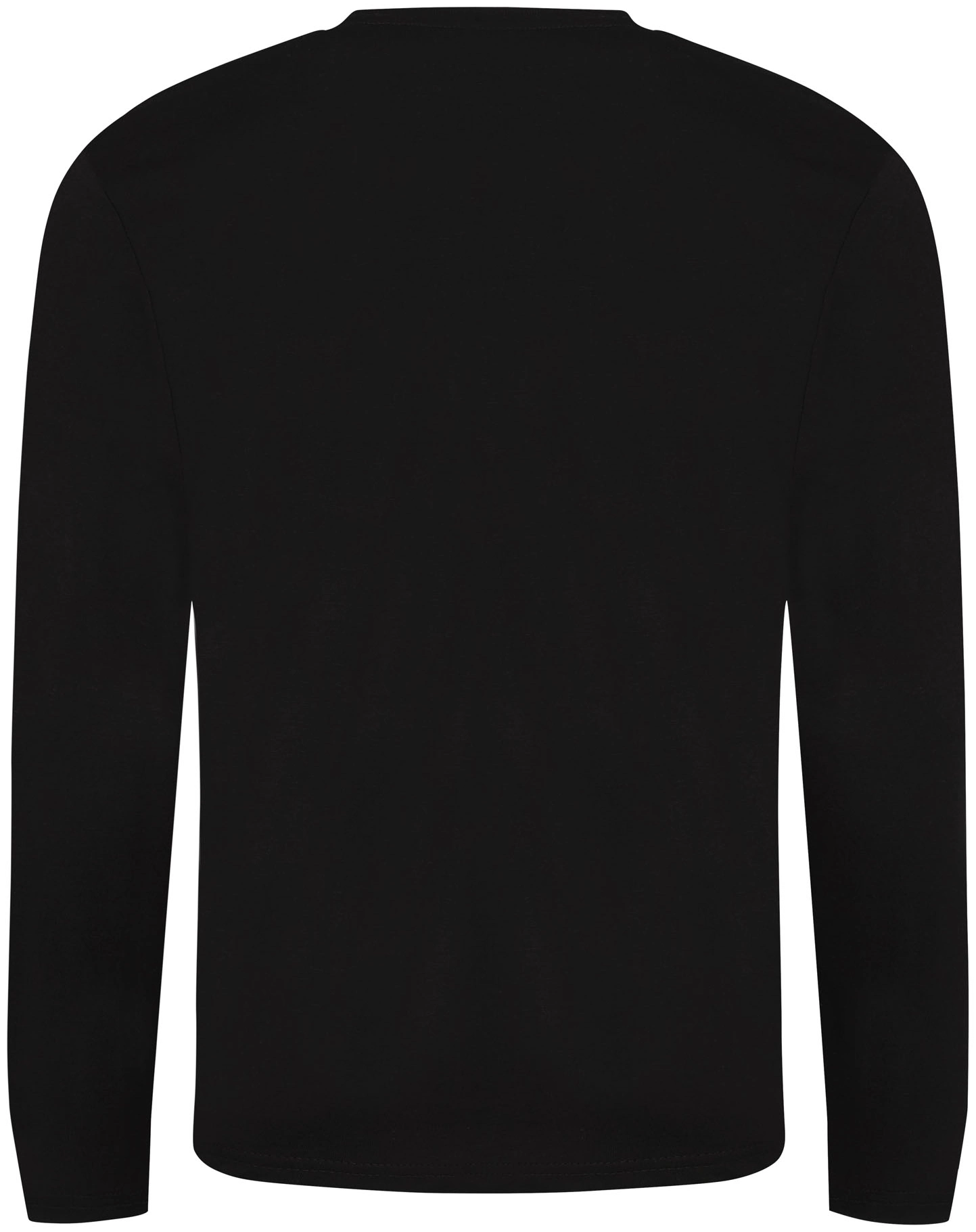 justts-jt002-long-sleeve-tri-blend-t-shirt-black-back-3 Just Ts Long Sleeve Tri-Blend T