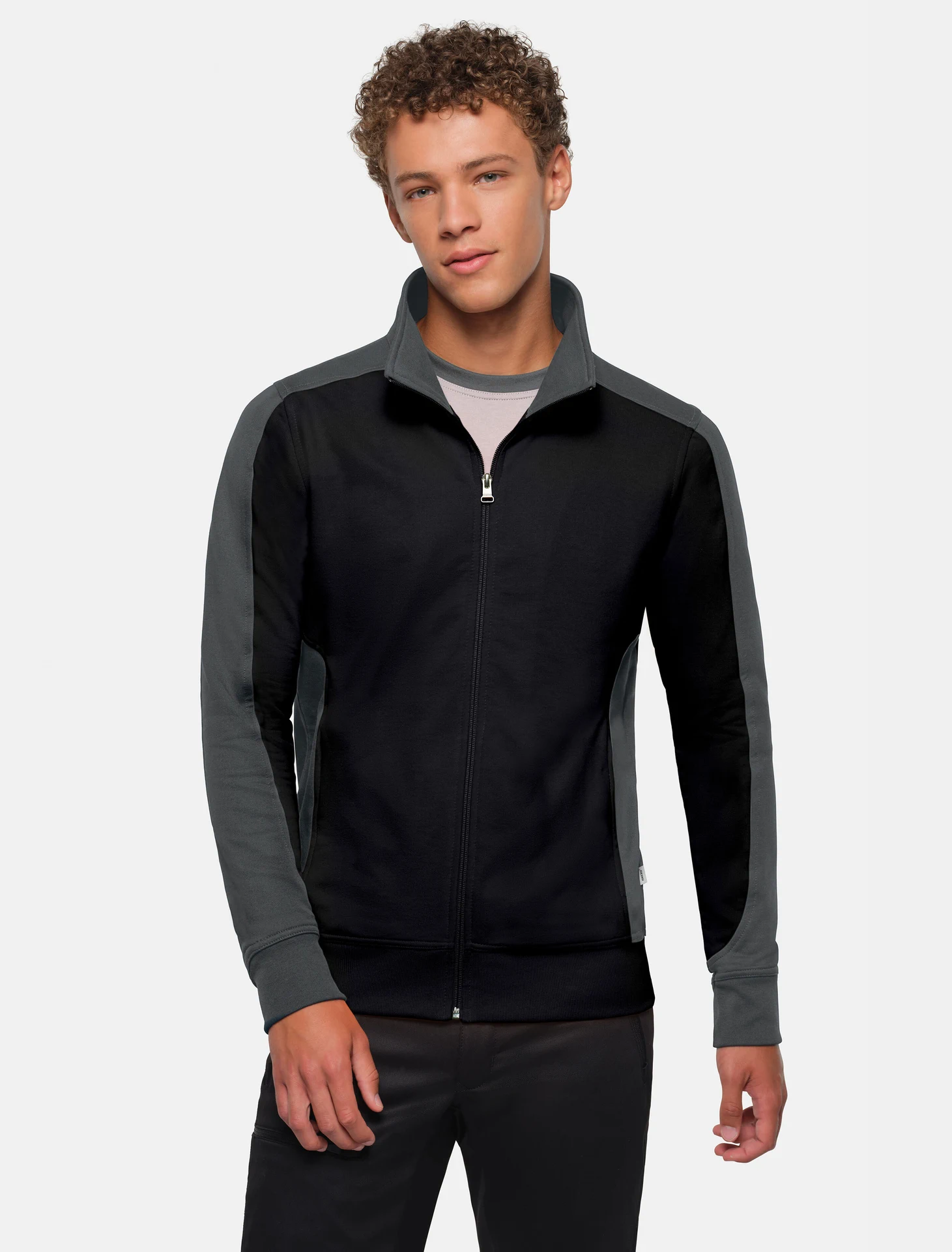HAKRO Sweatjacke 477 Contrast Mikralinar®