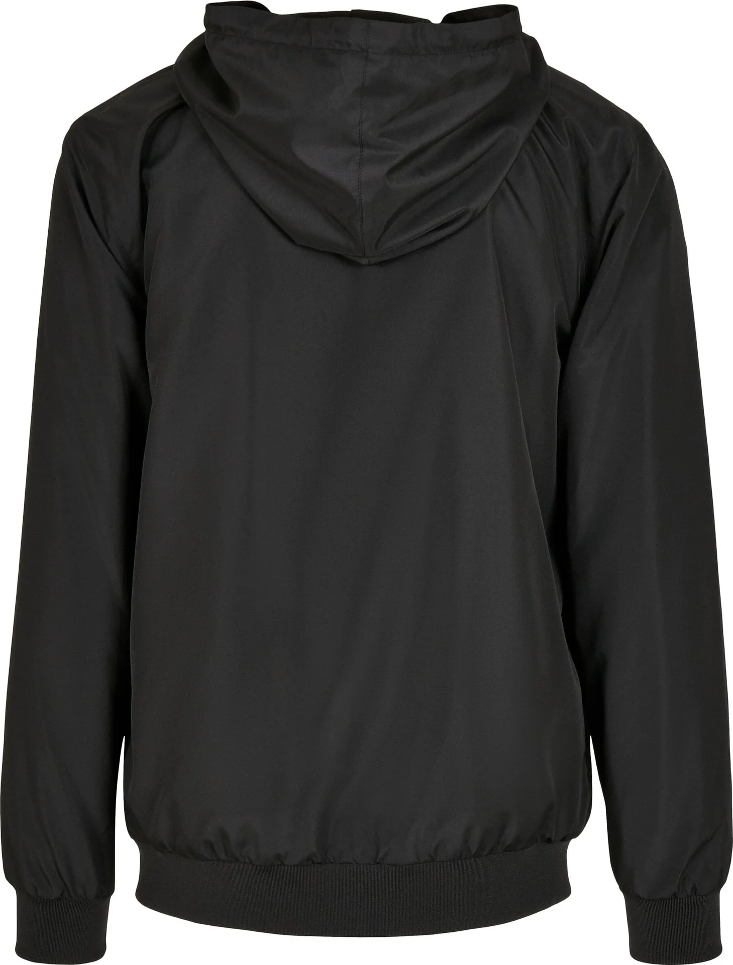 BYB-BY151-recycled-windrunner-black-back-7 Build Your Brand Recycled Windrunner