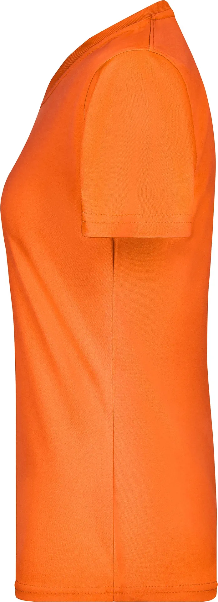 jn357-ladies-active-t-shirt-orange-left-4 James & Nicholson Ladies Active-T