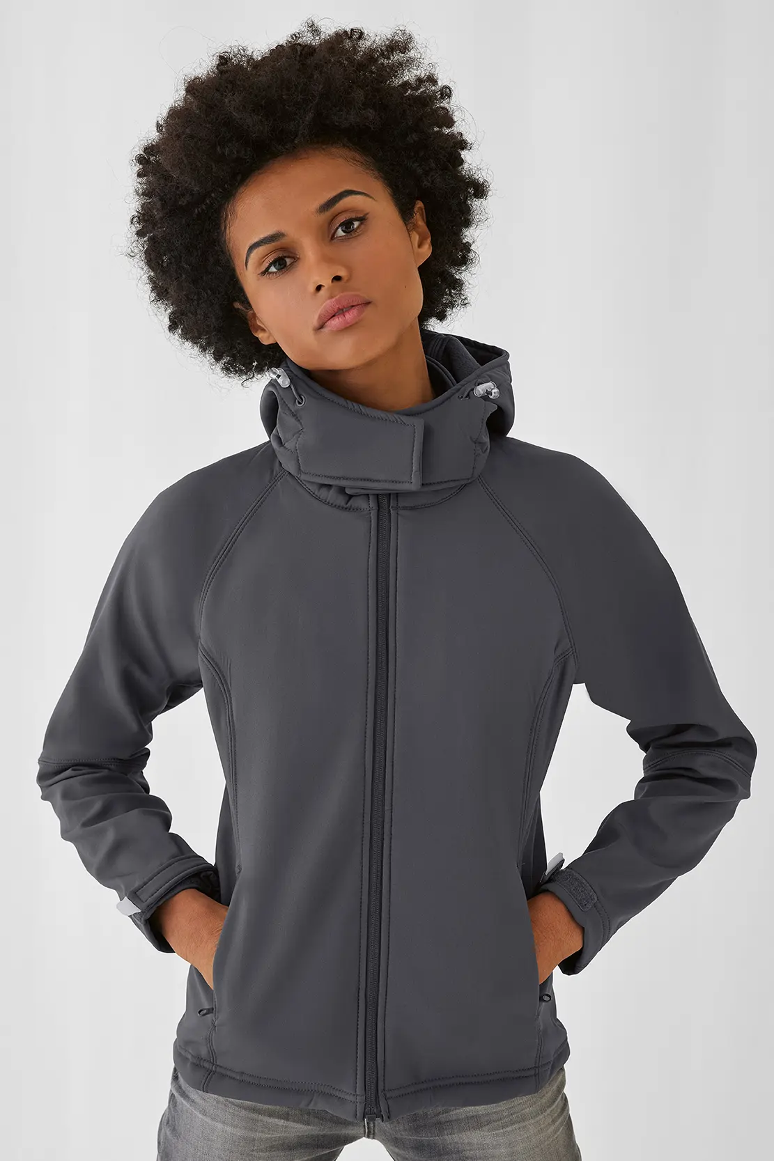 BC_JW937_Hooded-Softshell_women_parent-0 B&C Hooded Softshelljacke Women