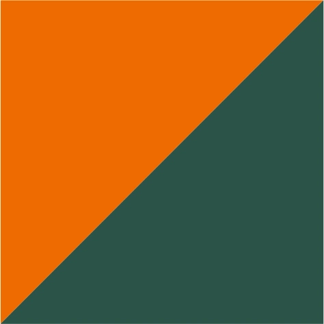 warnorange/moosgrün