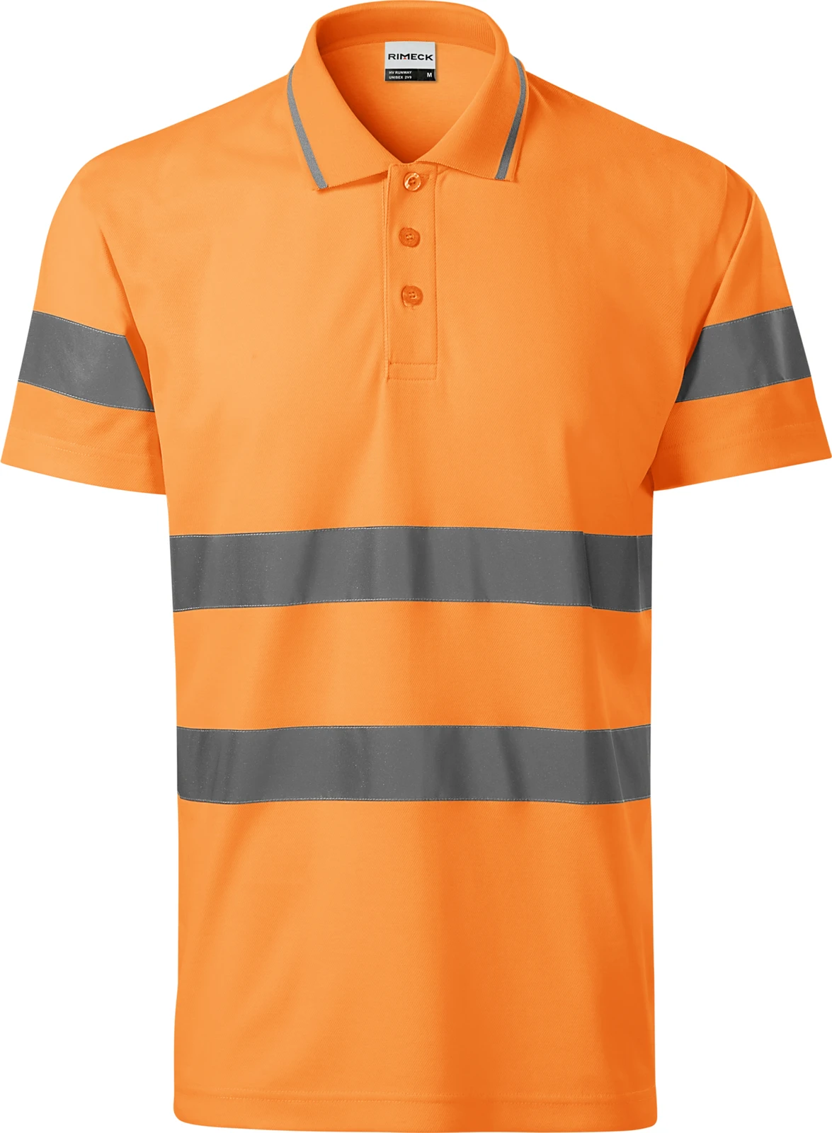 rimeck-2v9-polohemd-hv-runway-fluoreszierendesorange-front-2 RIMECK Polo-Shirt HV Runway 2V9