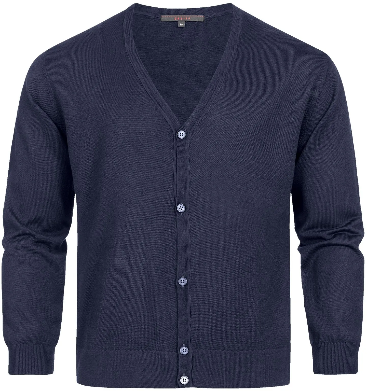 GREIFF Herren Strickjacke Regular Fit