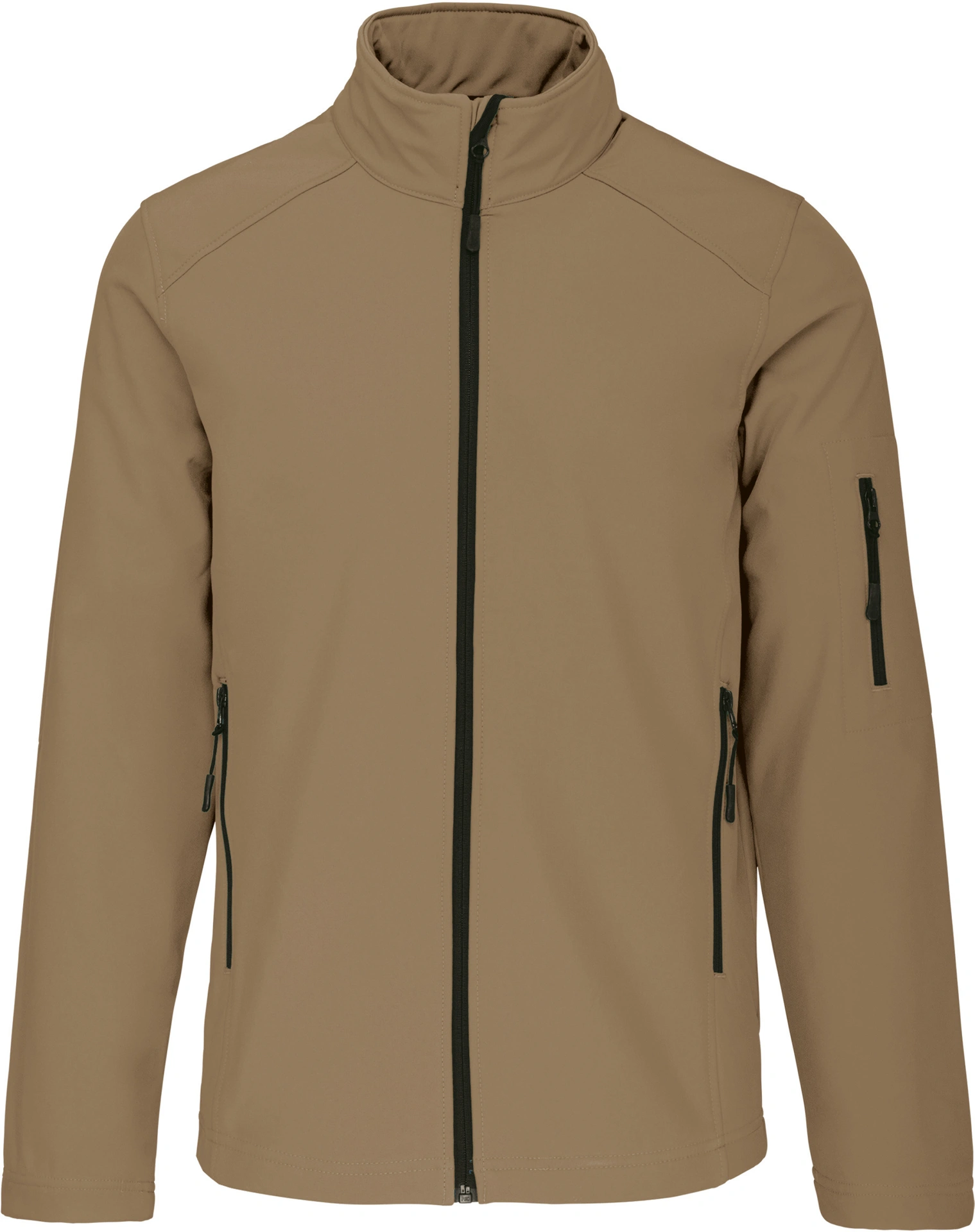 kariban-K401-herren-3-lagen-softshell-jacke-camel-front-3 Kariban Herren 3-Lagen Softshell Jacke