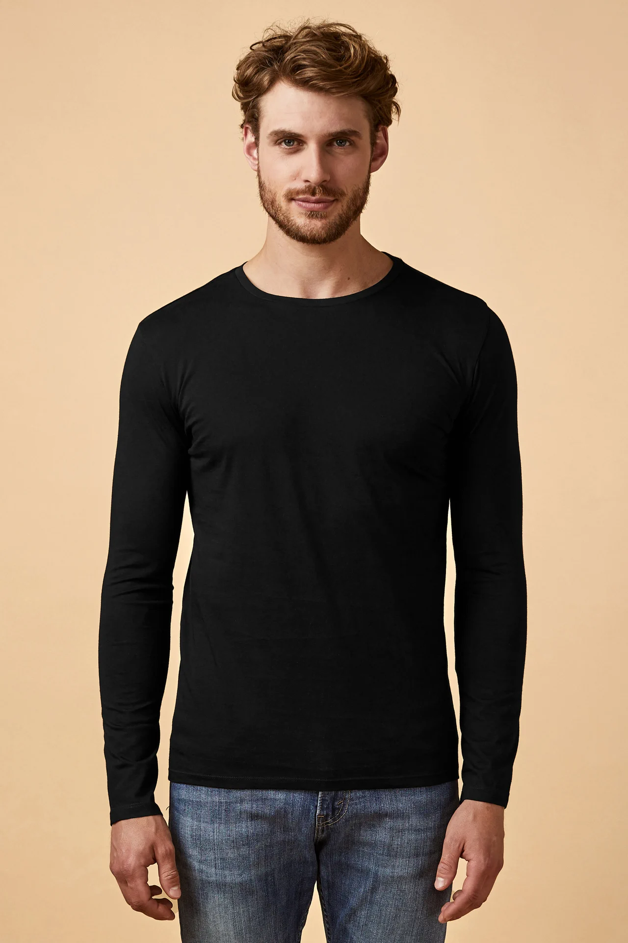 Promodoro X.O Men´s Roundneck T-Shirt Long Sleeve
