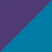 purple/turquoise