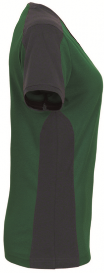 HAKRO Women-V-Shirt-Contrast 190 Mikralinar®