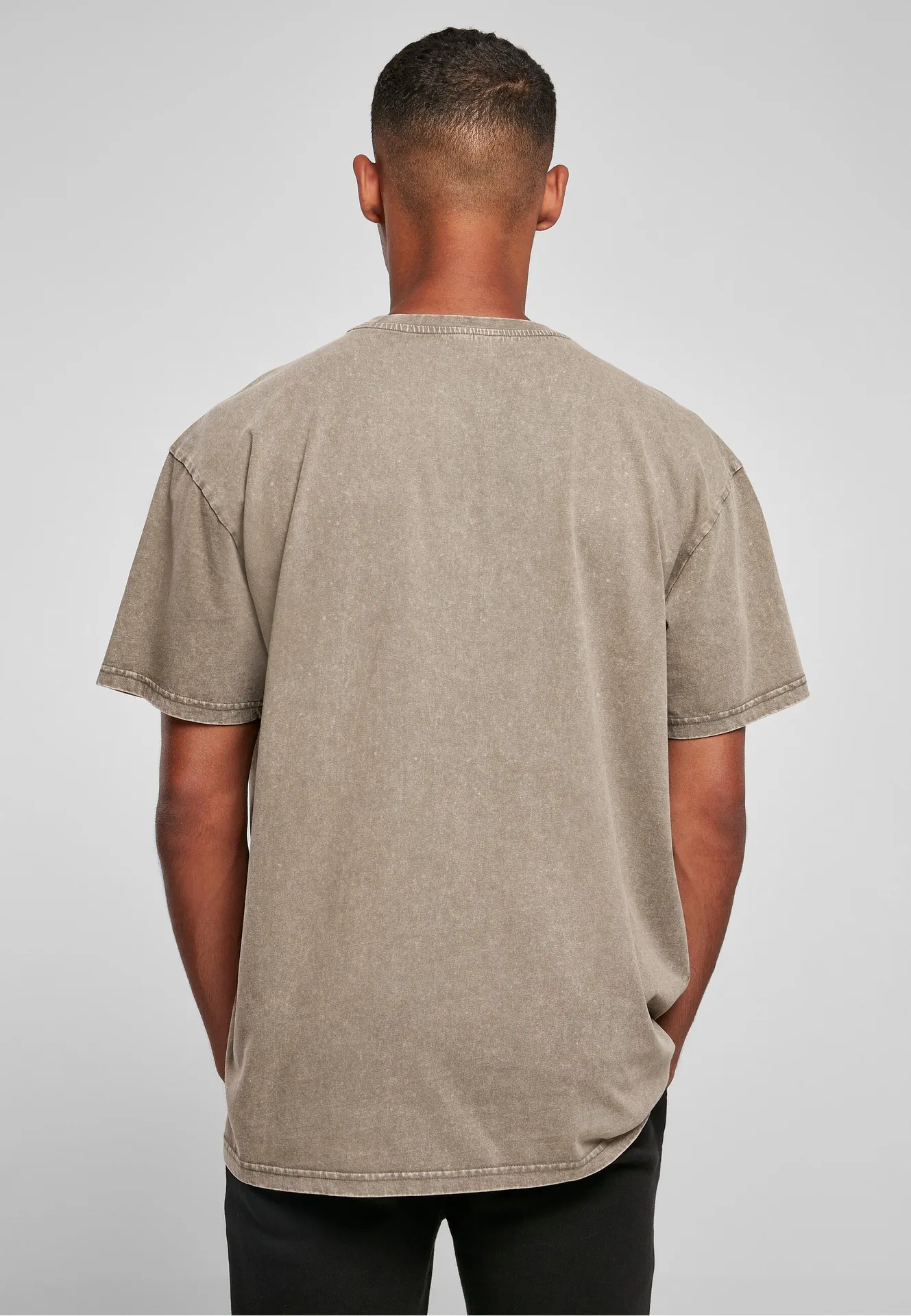 Build Your Brand Acid Washed Heavy Oversize Tee